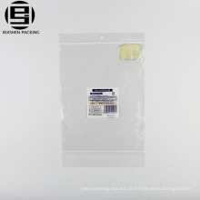 Saco de zíper de bloqueio auto-intitulado de plástico biodegradável para embalagem